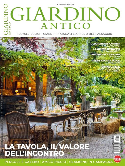 Cover image for Giardino antico